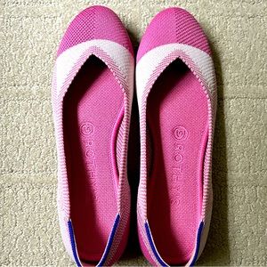 Rothy’s Pink The Flat Never Worn size 8